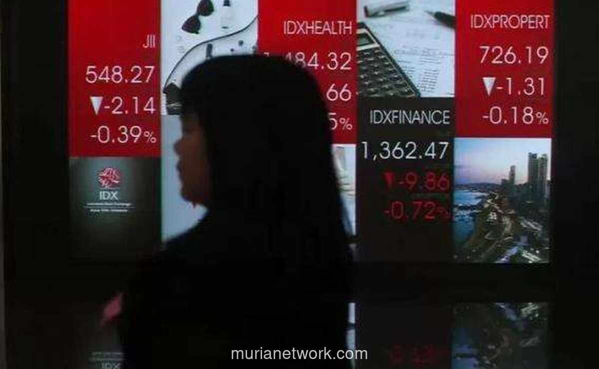 IHSG Terjun Bebas, Hampir 500 Saham Membeku di Zona Merah