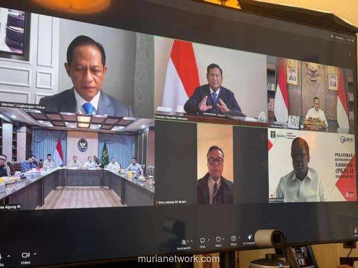 Prabowo Pimpin Rapat Penertiban Hutan dari London