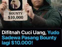 Yudo Sadewa Pasang Bounty Rp 168 Juta untuk Jerat Buzzer Pencemar Nama Baik