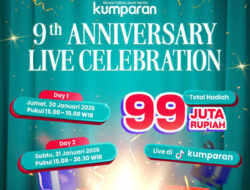 Kumparan Gelar Live Anniversary, Siap Bagikan Hadiah Rp 99 Juta