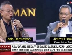 Ade Darmawan Tanya Jalur Hukum Demokrat, Lupa Dulu Menyerang Duluan?