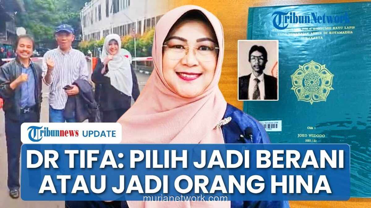 Dokter Tifa Sindir Orang Hina Usai Tersangka Kasus Ijazah Sowan ke Jokowi