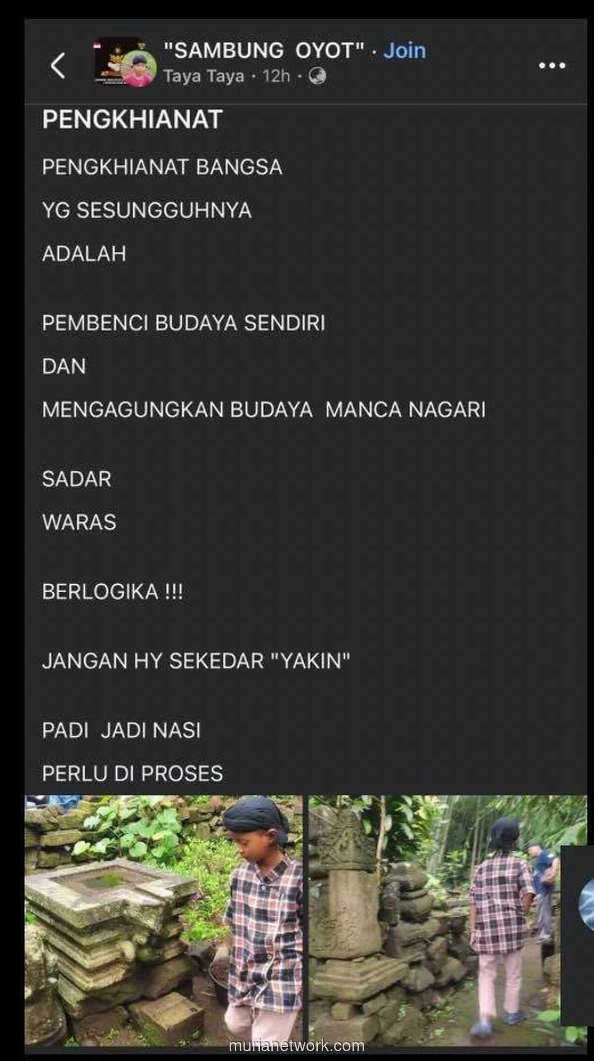 Klaim Budaya Tanpa Sejarah, Siap-siap Jadi Bahan Rujakan