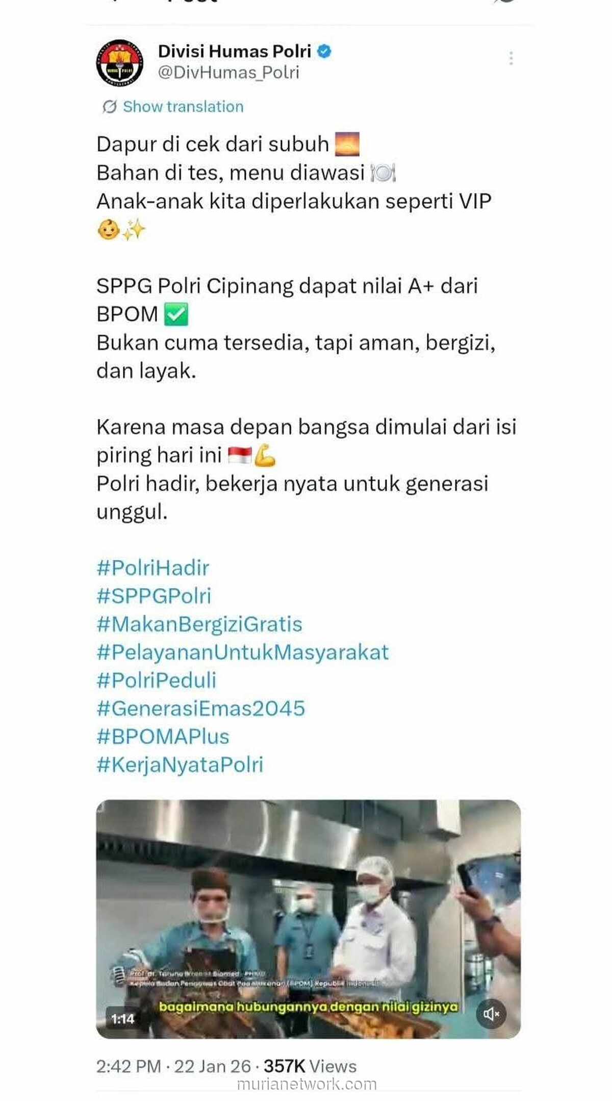 Polri Buka Dapur Umum MBG: Solusi atau Tabrakan Kepentingan?