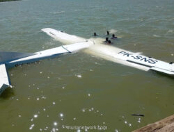 Pesawat Caravan Mendarat Darurat di Perairan Nabire, Seluruh Penumpang Selamat