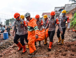Longsor Proyek Futsal di Sumedang Tewaskan Empat Pekerja