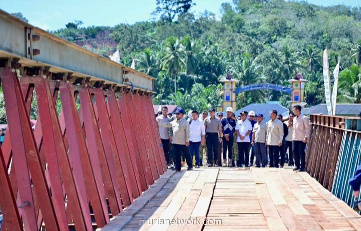 Prabowo Tinjau Langsung Jembatan Darurat dan Posko Kesehatan di Tapsel Pascabencana