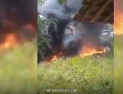 Lagi-lagi Kobaran Api, Sumur Ilegal di Blora Hanguskan 17 Penampungan Minyak