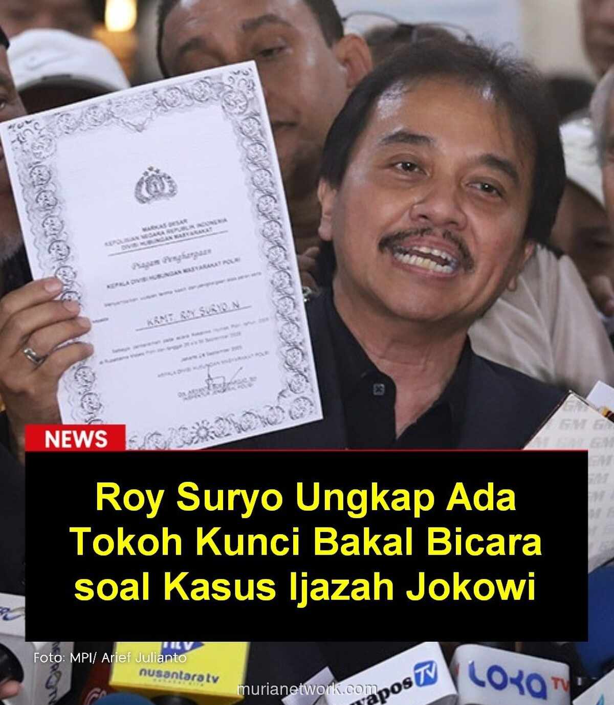 Roy Suryo Bocorkan Tokoh Kunci yang Pernah Nasihati Jokowi Soal Ijazah