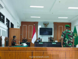 Hukuman Mati Dituntut untuk Serma yang Tewaskan Istri Sendiri