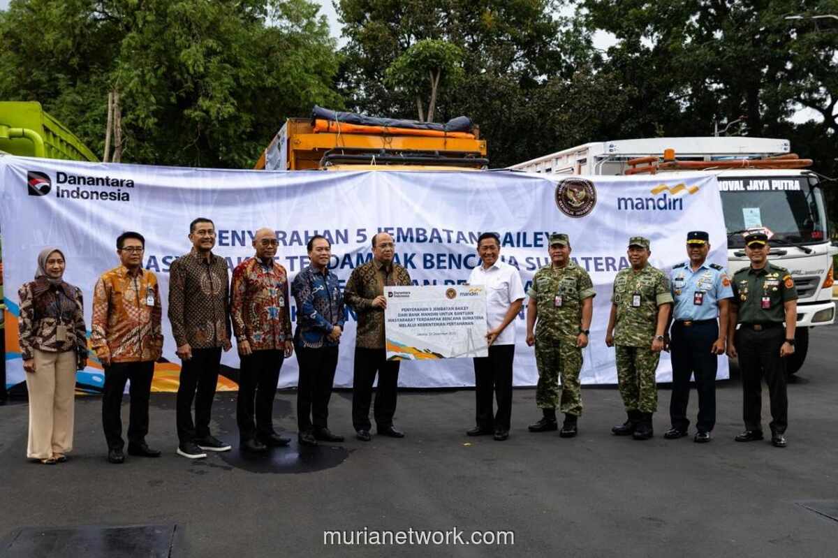 Bank Mandiri dan Kemenhan Pasang Jembatan Darurat untuk Pulihkan Sumatera yang Terisolasi