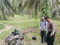 Tersesat di Kebun Sawit, Rio Diselamatkan Tim Polsek Minas