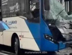 Tabrakan Dua Bus Transjakarta Koridor 13, 23 Penumpang Terluka