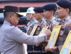 Polres Inhil Pecat Tujuh Personel dengan Tidak Hormat dalam Upacara Terbuka