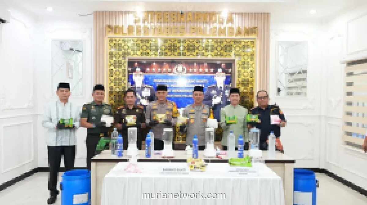 Polri Musnahkan 8,2 Kg Sabu dan 770 Ekstasi Hasil Pengungkapan Jaringan Internasional di Sumsel