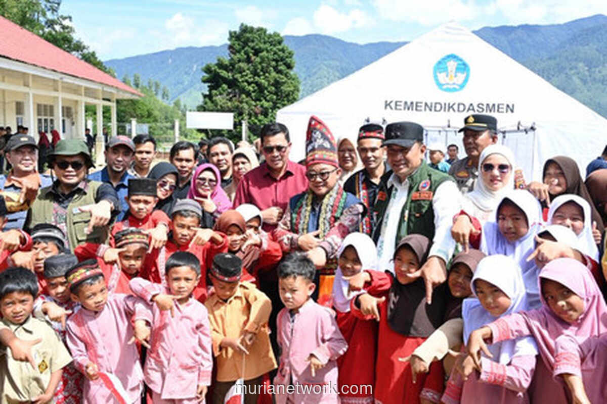 Mendikdasmen Resmikan Puluhan Sekolah di Aceh, Bangkit Pascabencana