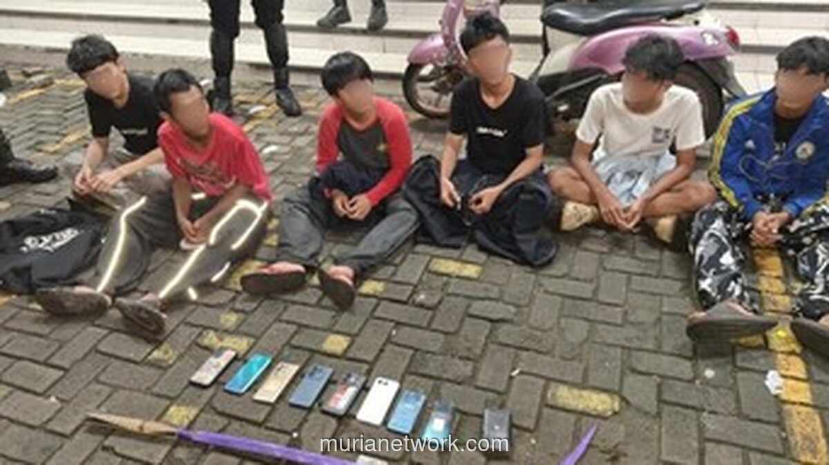 Brimob Gagalkan Tawuran Remaja di Kramat Jati, Enam Diamankan