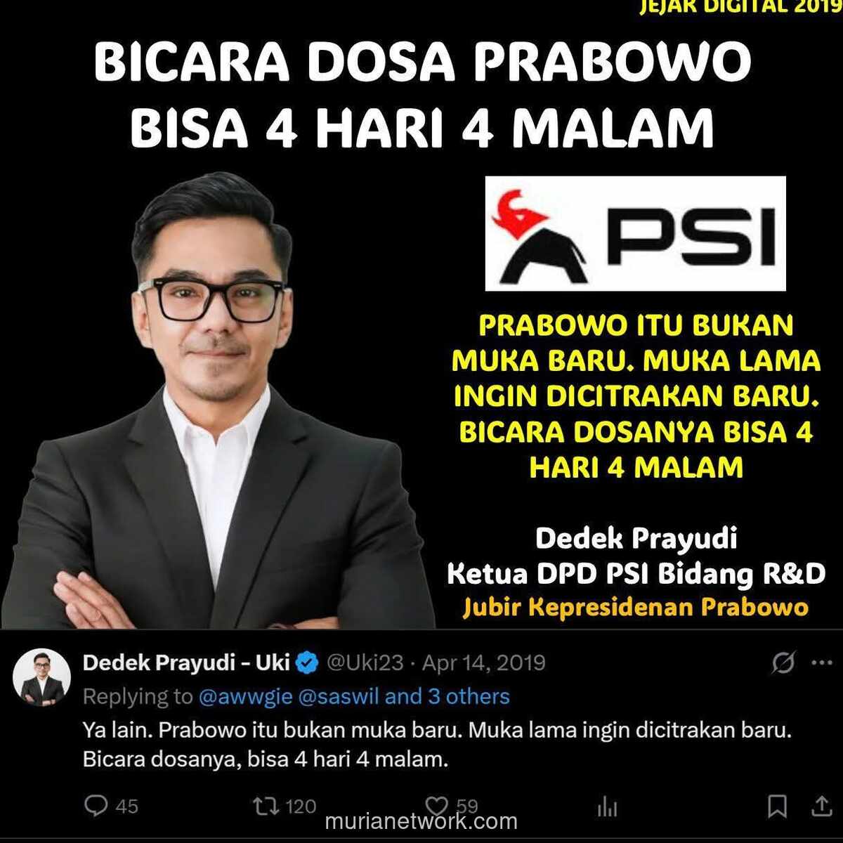 Dari Kritik Pedas ke Juru Bicara: Jejak Digital yang Menghantui Para Politisi PSI