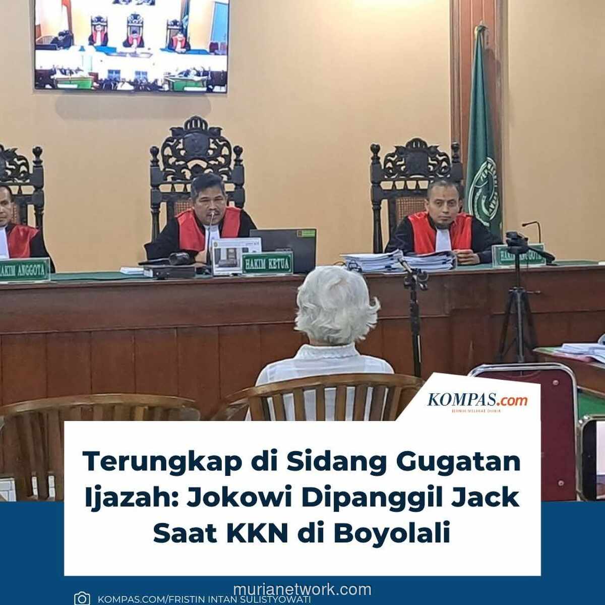 Sidang Ijazah Jokowi Ungkap Panggilan Masa Lalu: Jack dari Masa KKN