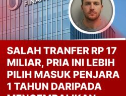 Lebih Pilih Penjara Setahun Daripada Kembalikan Uang Rp 4,6 Miliar