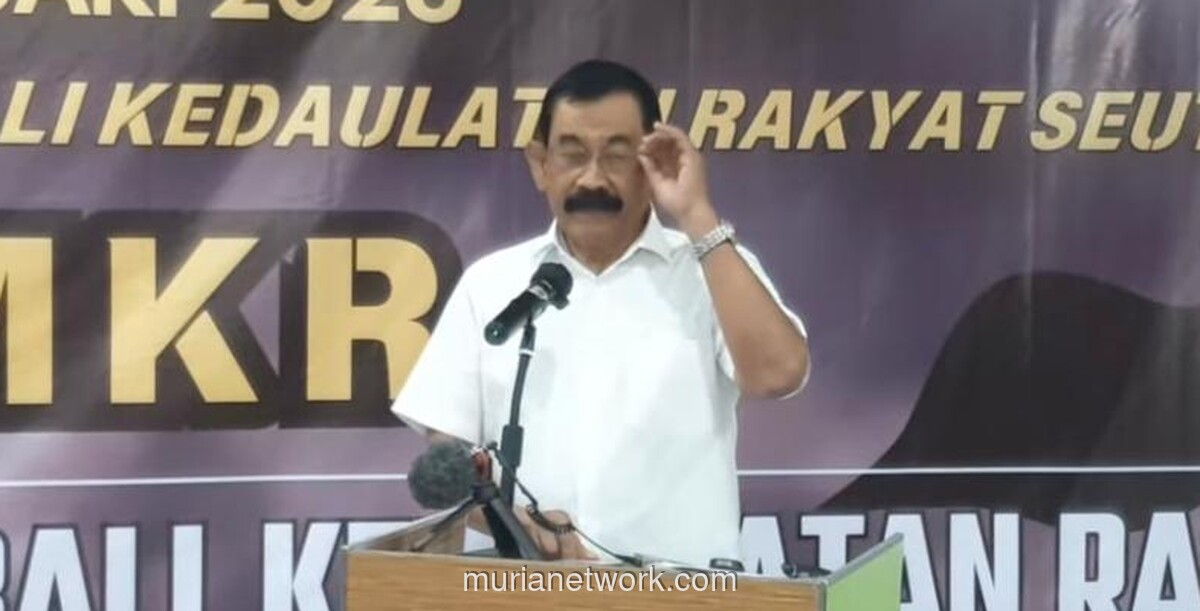 Mayjen Soenarko Soroti Oligarki yang Rampas Kedaulatan Rakyat