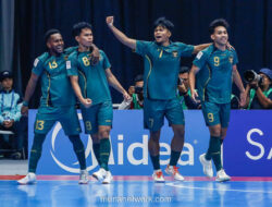 Gol Reza Gemakan Indonesia Arena, Futsal Garuda Lolos ke Semifinal