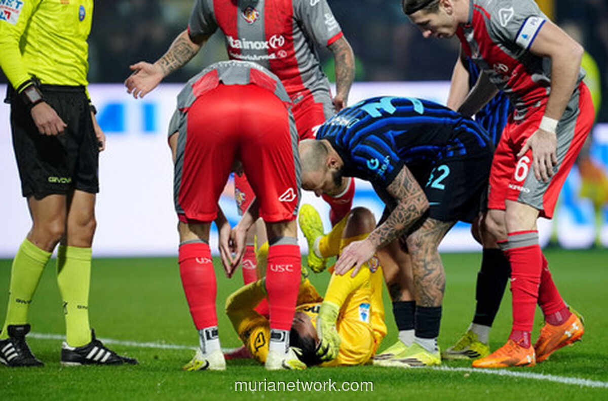 Flare Inter Milan Hantam Kiper Cremonese, Pelaku Malah Berakhir di Rumah Sakit