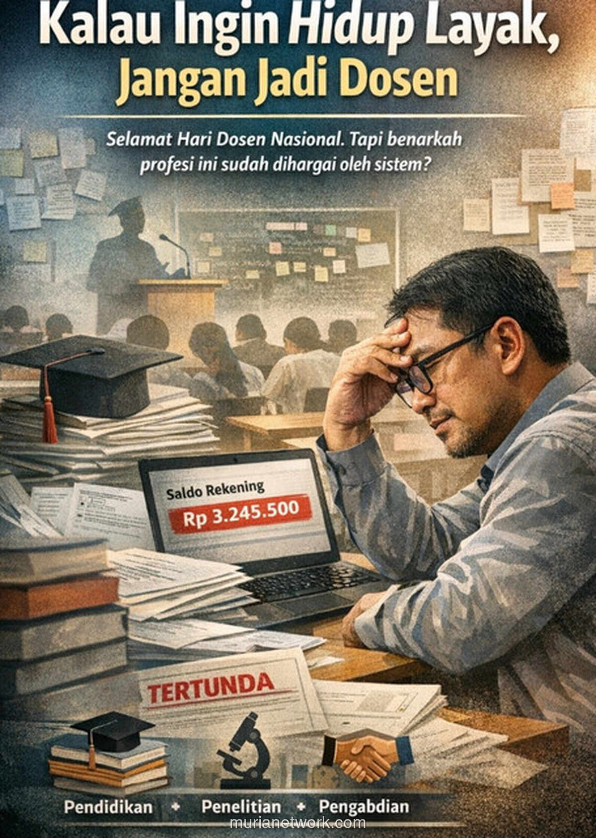 Ironi di Balik Ucapan Terima Kasih: Dosen Sibuk Mengecek Tunjangan, Bukan Membangun Peradaban