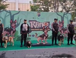 Car Free Day Pekanbaru Berduka: Pawai Penghormatan untuk Reno, Anjing Pelacak yang Gugur sebagai Pahlawan