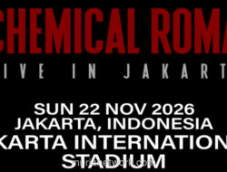 My Chemical Romance Buka Tiket Konser Tunggal di Jakarta, Catat Tanggalnya!