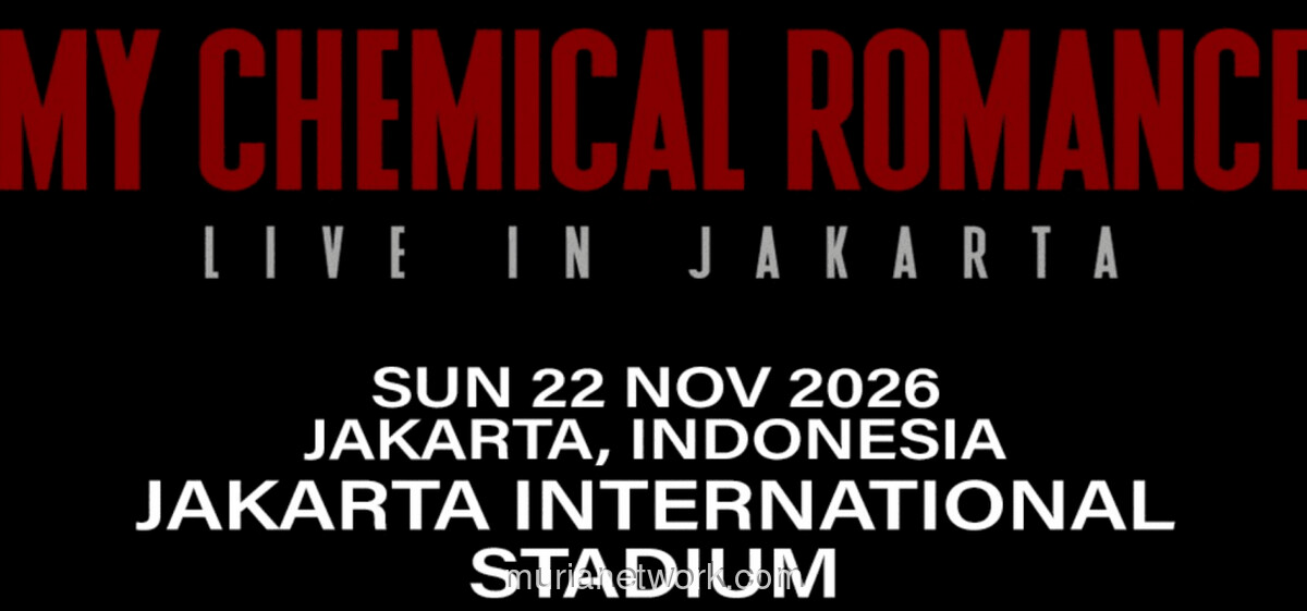 My Chemical Romance Buka Tiket Konser Tunggal di Jakarta, Catat Tanggalnya!