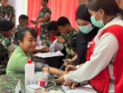 Persit Mimika Rayakan 80 Tahun dengan Setetes Darah untuk Sesama