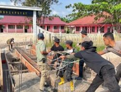 Jembatan Merah Putih Presisi Dikebut, Siswa SDN 014 Putat Segera Miliki Akses Aman