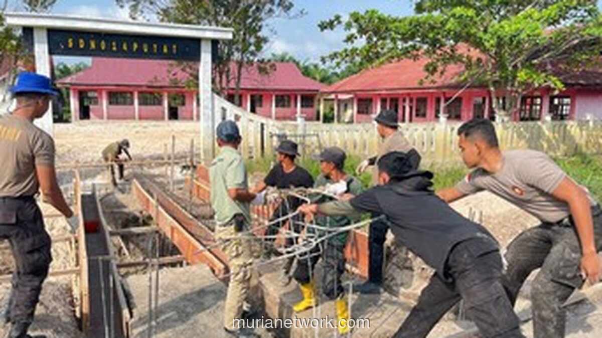 Jembatan Merah Putih Presisi Dikebut, Siswa SDN 014 Putat Segera Miliki Akses Aman