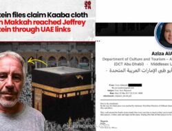 Kain Suci Kabah Dikirim ke Epstein Lewat Jalur Rahasia