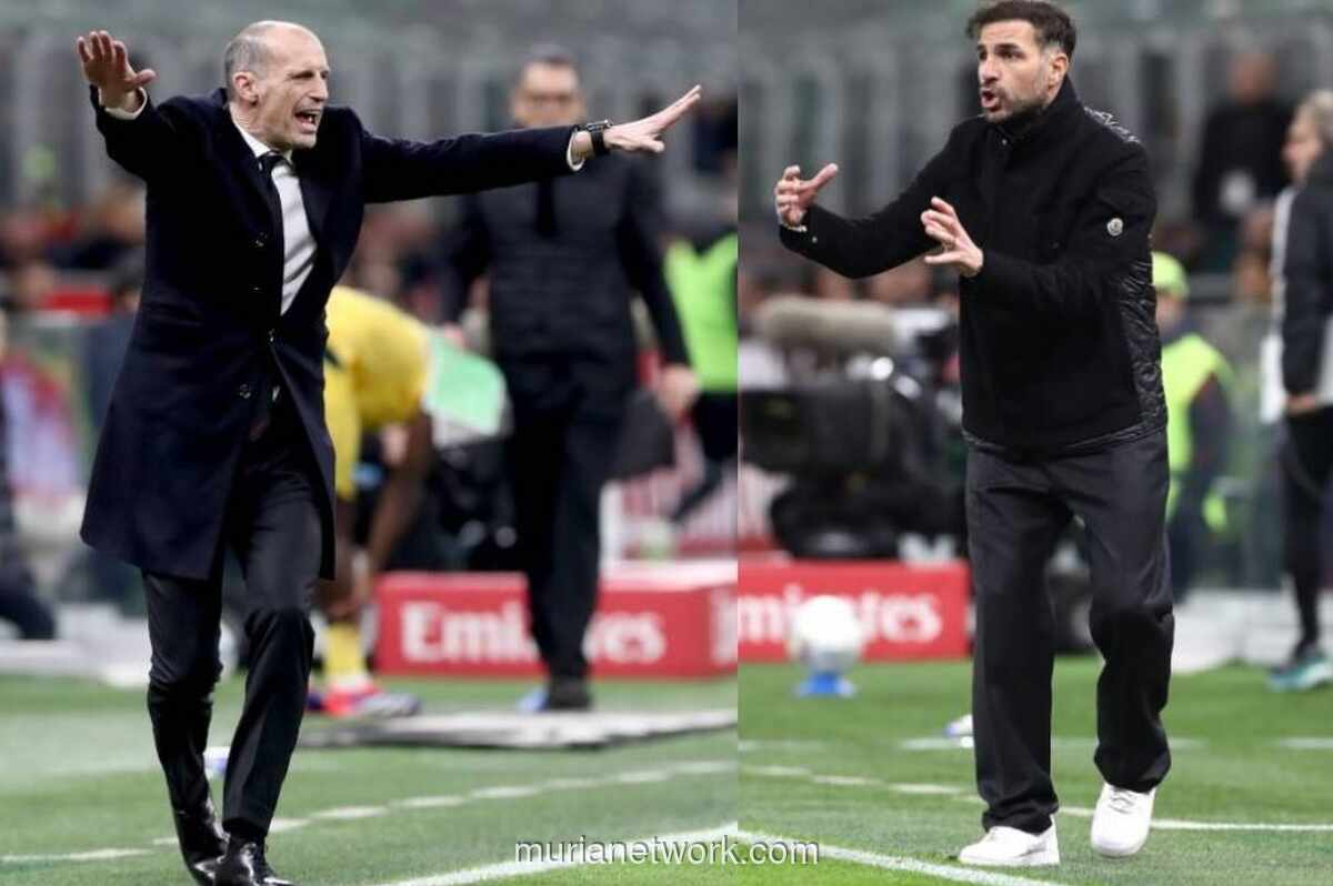 Allegri Ledak Fabregas: Kamu Anak-Anak, Baru Mulai Melatih Kemarin!