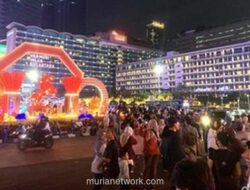 Festival Imlek 2026 di Bundaran HI Ramai Dikunjungi Ribuan Warga