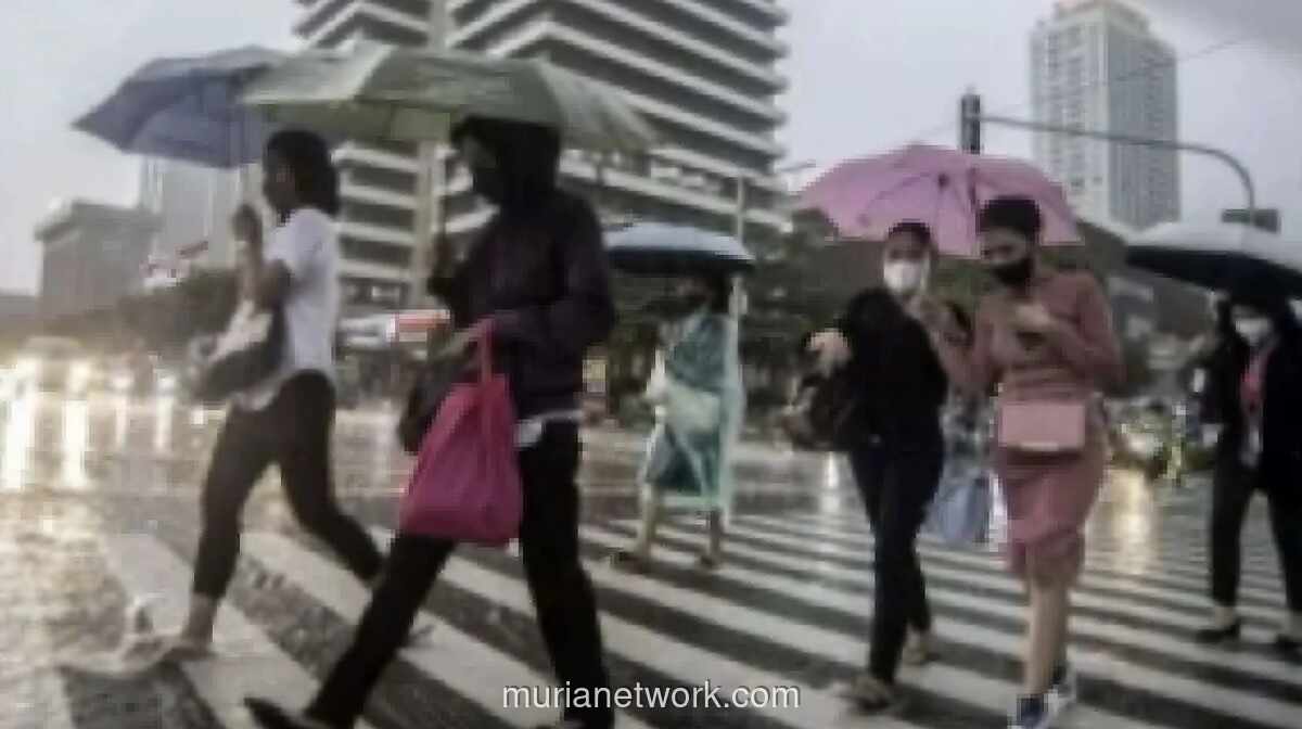 BMKG Prakirakan Hujan Guyur Seluruh Wilayah Jakarta Hari Ini