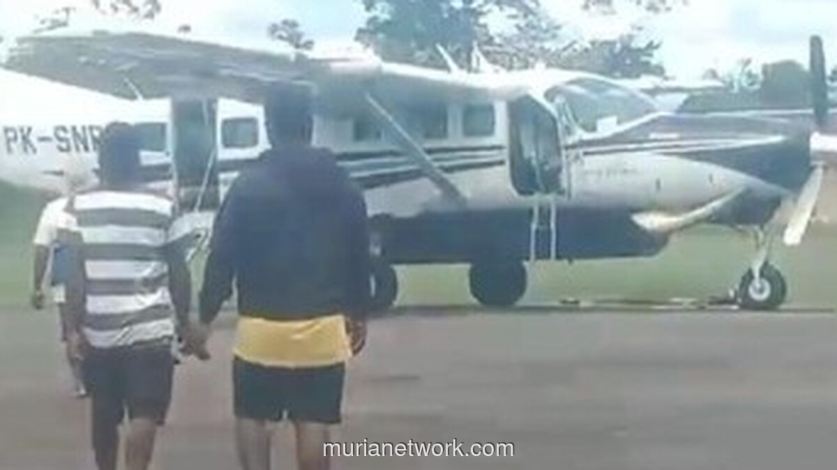 Penerbangan di Bandara Korowai Batu Ditutup Usai Pesawat Ditembak, Dua Pilot Tewas