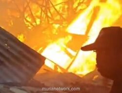 Belasan Kios di Pasar Labuan Pandeglang Hangus Terbakar, Diduga Akibat Korsleting Listrik