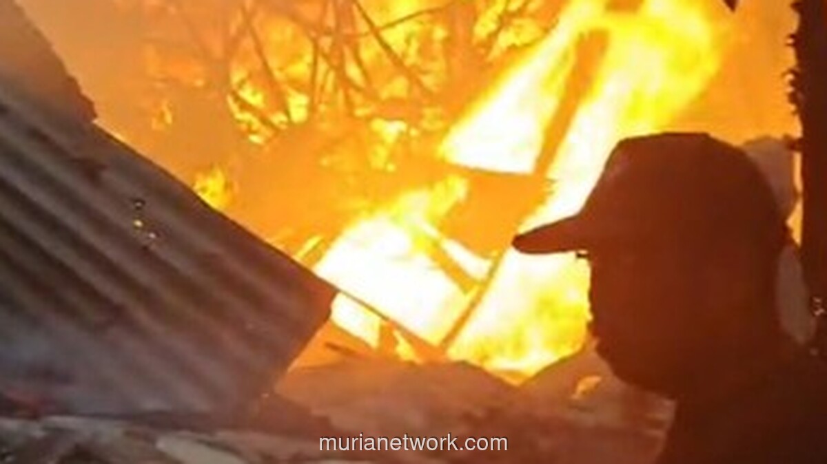 Belasan Kios di Pasar Labuan Pandeglang Hangus Terbakar, Diduga Akibat Korsleting Listrik