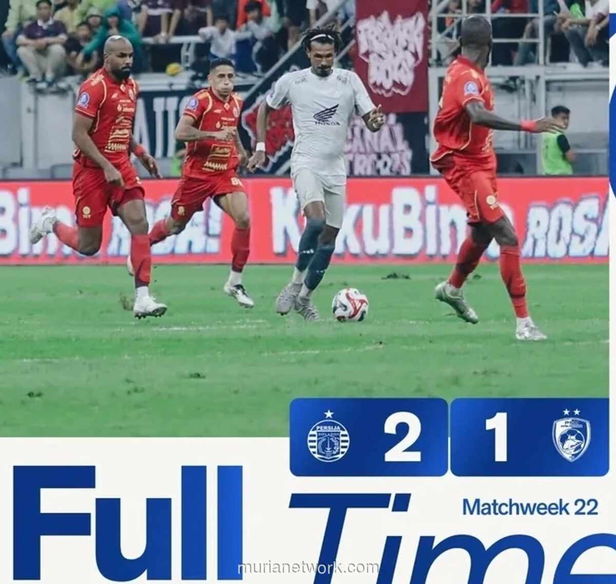 Kesalahan Kiper PSM Picu Kemenangan Tipis Persija atas PSM di JIS