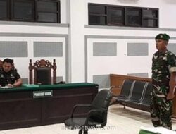 Anggota TNI Divonis Seumur Hidup atas Pembunuhan Berencana Terhadap Istrinya