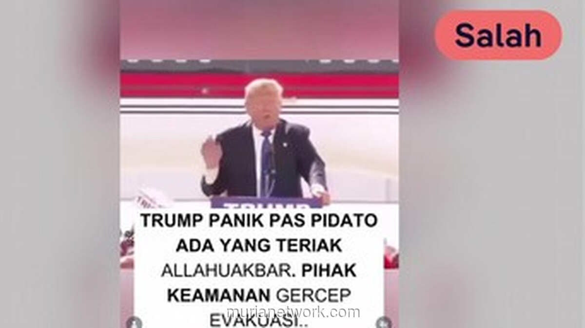 Video Trump Bereaksi pada 2016 Didistorsi dengan Suara Allahu Akbar
