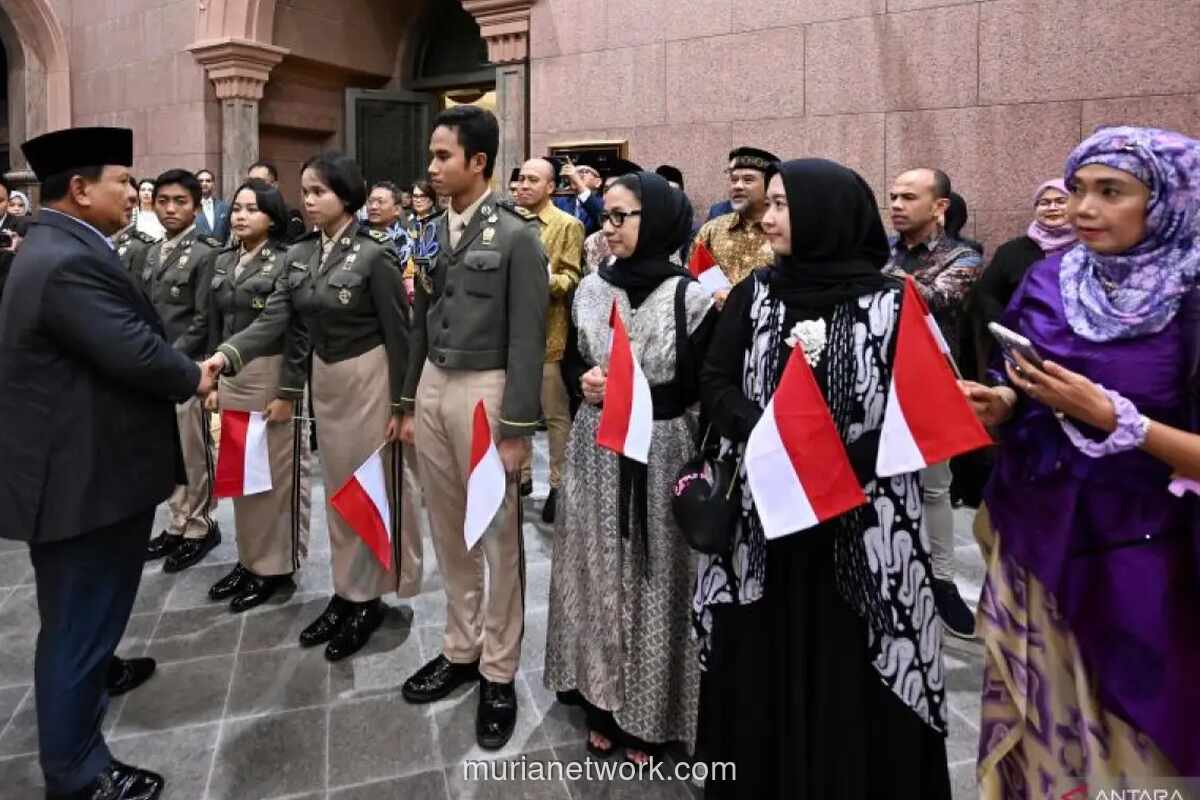 Presiden Prabowo Disambut Hangat Diaspora dan Mahasiswa Indonesia di Abu Dhabi