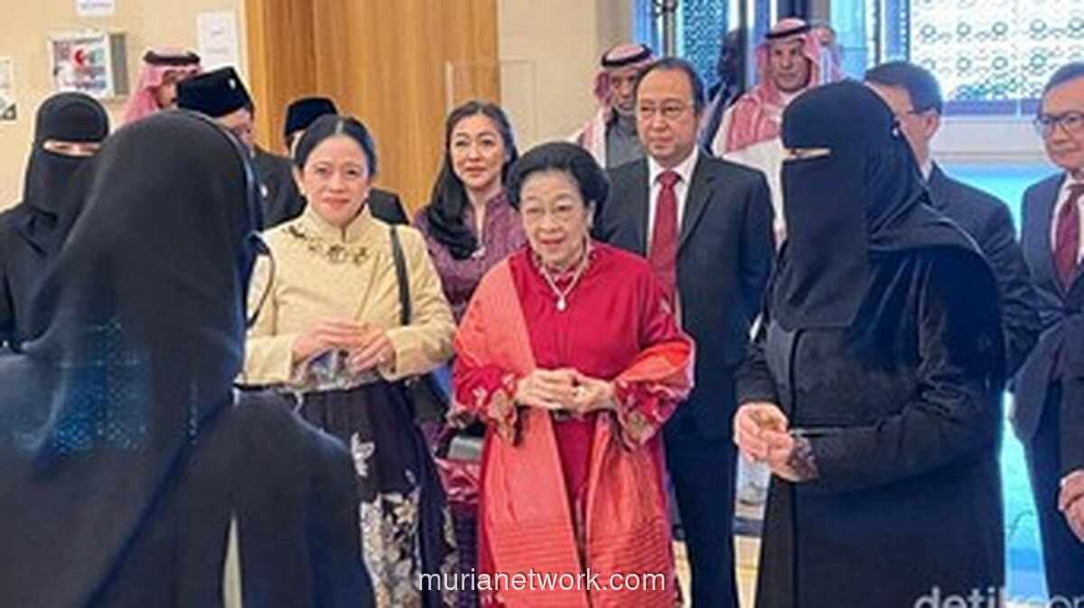 Megawati Kunjungi Perpustakaan PNU Riyadh, Temui Mahasiswi Indonesia Jelang Anugerah Doktor Kehormatan
