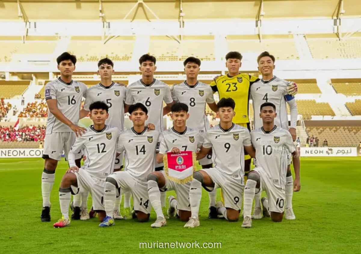 Timnas Indonesia U-17 Masuk Grup Neraka Bersama Jepang, Tiongkok, dan Qatar di Piala Asia 2026