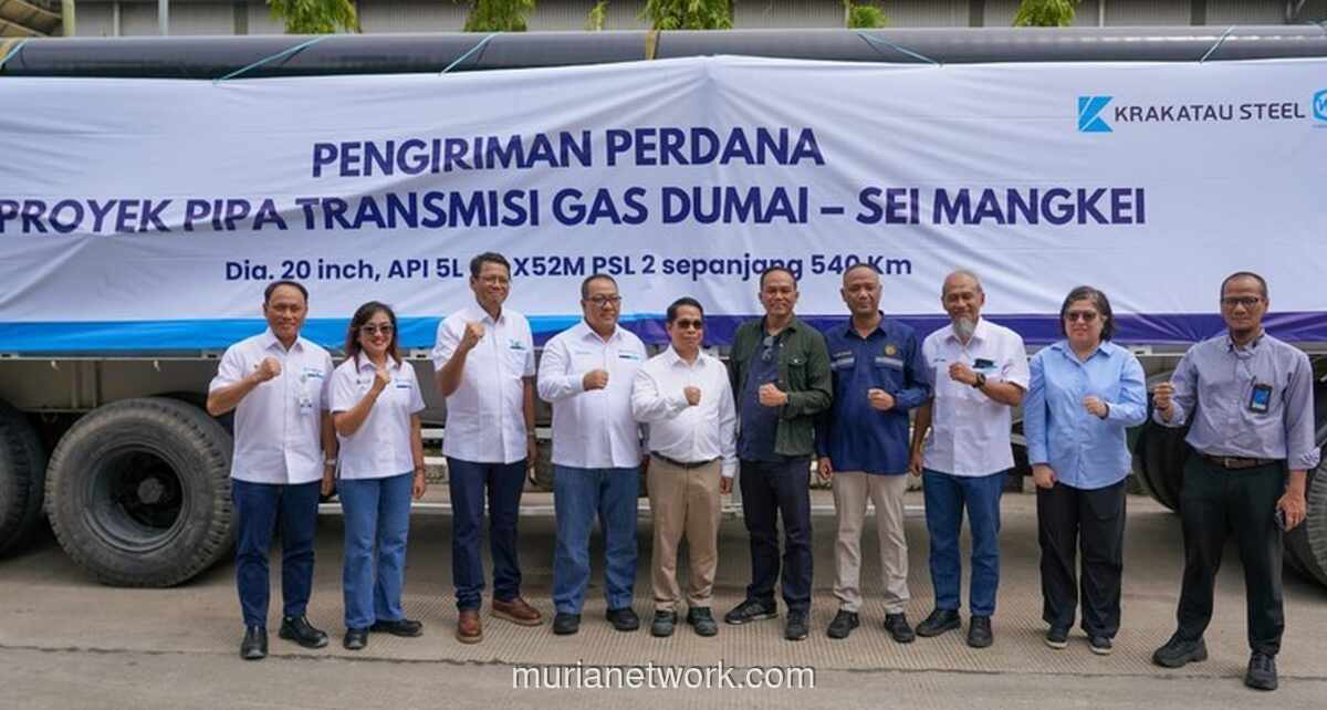 Pengiriman Perdana Pipa Dimulai, Proyek Gas Dusem Rp6,5 Triliun Masuki Fase Konstruksi Intensif
