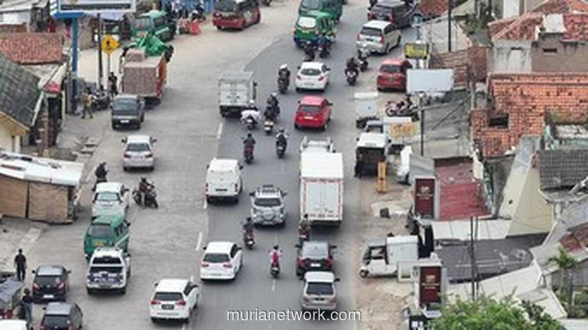 Korlantas Polri Gunakan Drone ETLE untuk Pantau Arus Lalu Lintas di Exit Tol Cibiru-Cileunyi