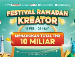 Shopee Gelar Festival Ramadan Kreator 2026, Siapkan Hadiah THR hingga Rp10 Miliar